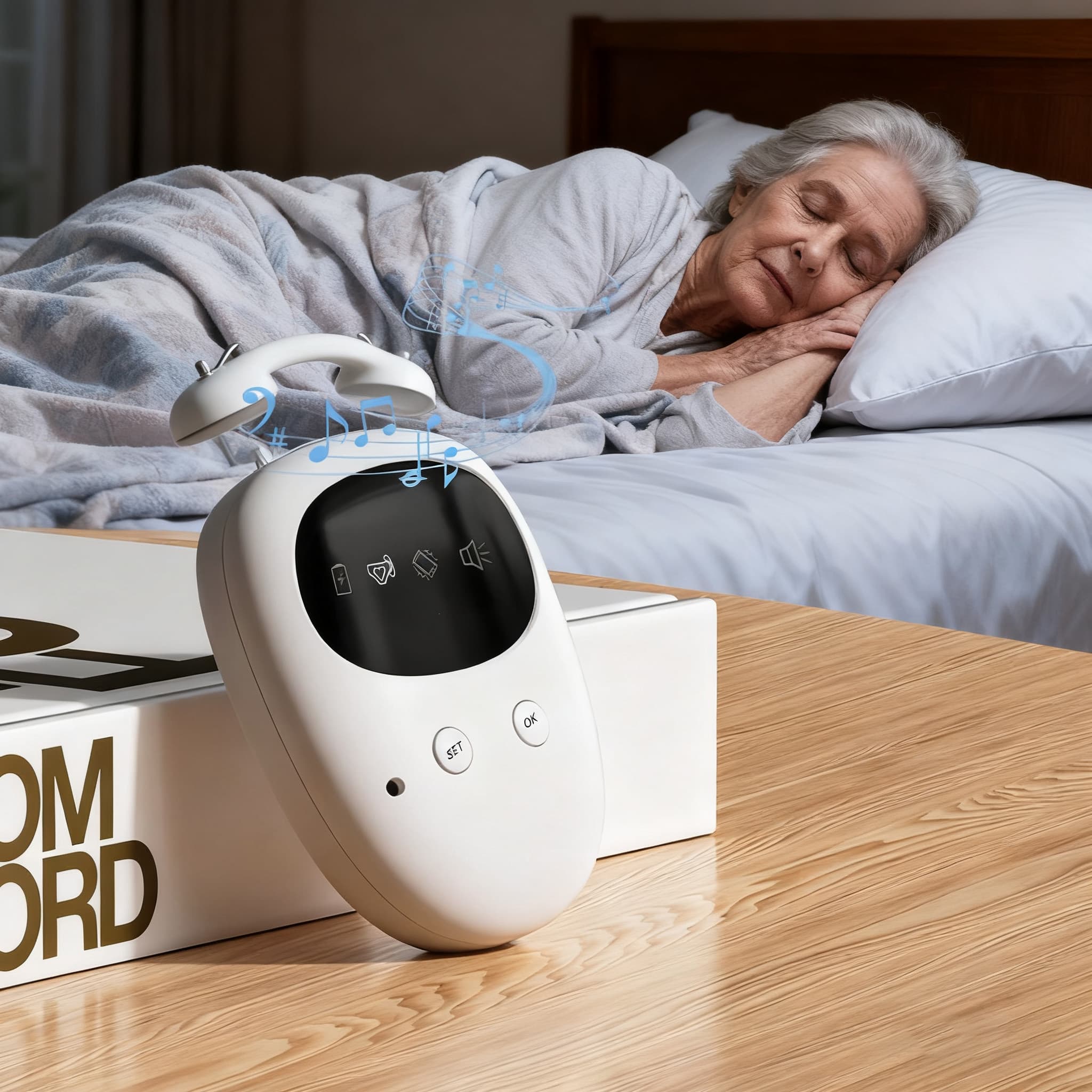 Incontinence Sensor Monitor Alarm for Elderly