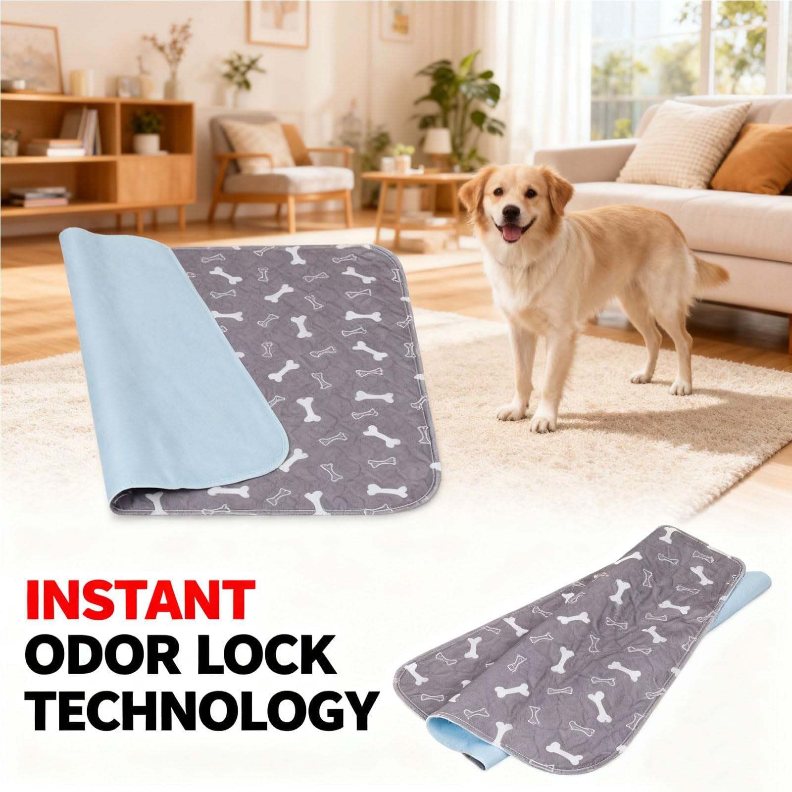 2026 Upgraded Washable Puppy Pad with Pheromones