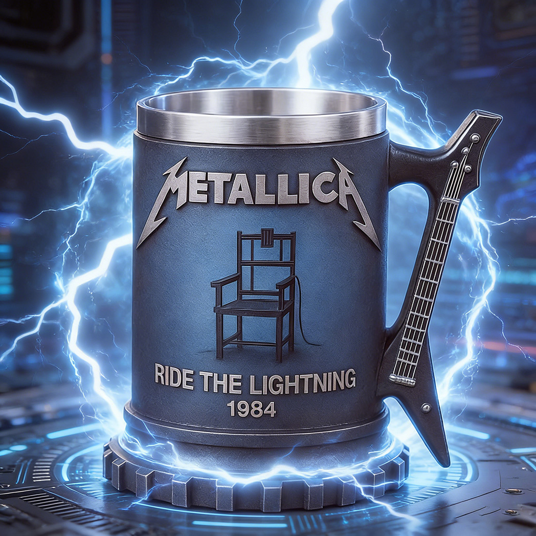 Metallica Ride The Lightning 3D Mug