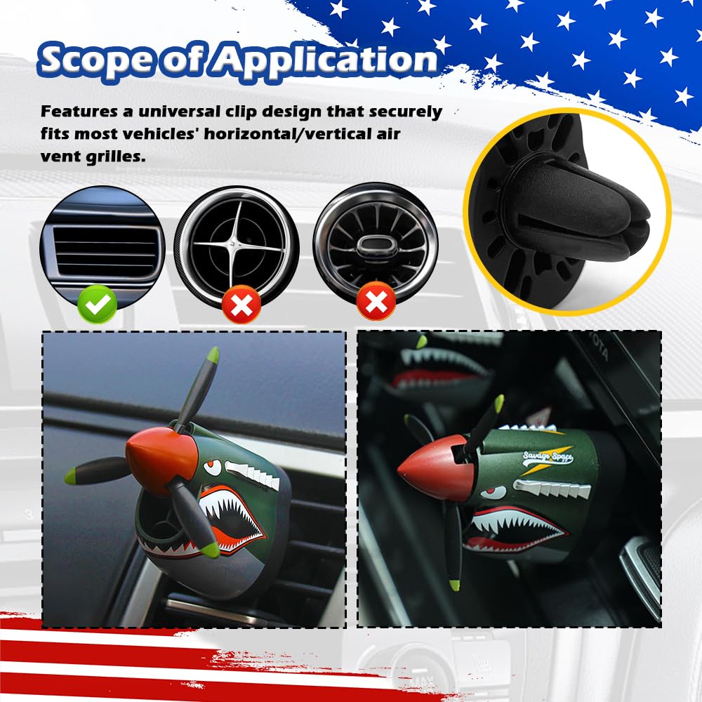 ✈️P-40 Warhawk Fighter Plane Car Vent Decor