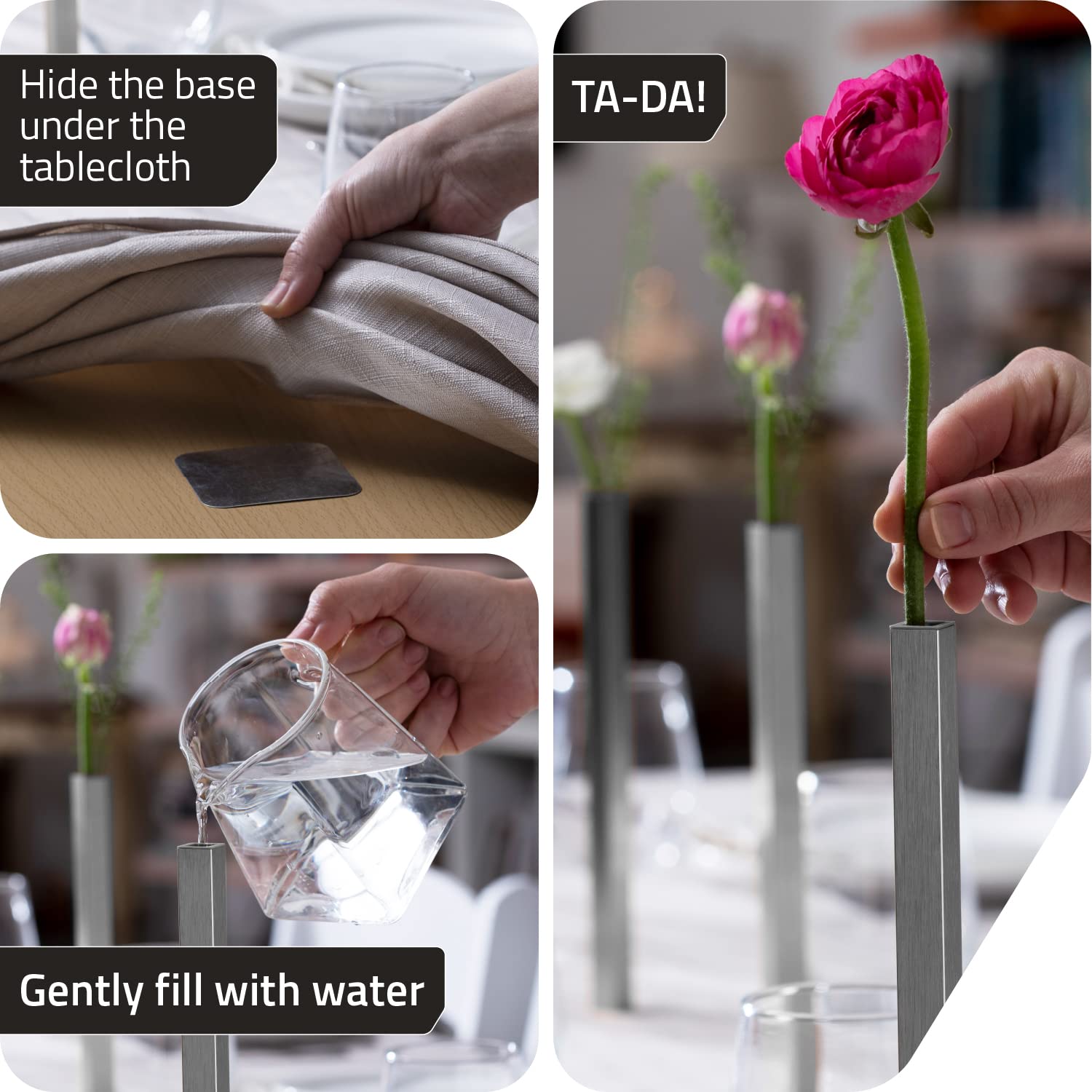 Magnetic Floating Bud Vase