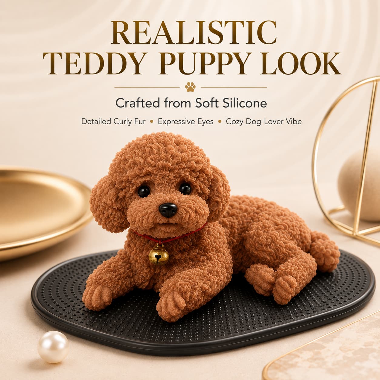 🐶 Wiggly Teddy Puppy Dashboard Companion