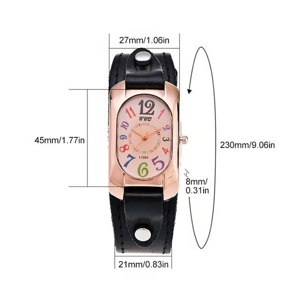 💜Special Gift - Vintage Leather Quartz Stone Women's Watch