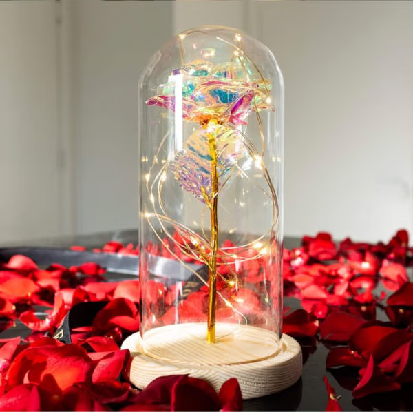 The Never Fade Enchanted Sparkly Rose