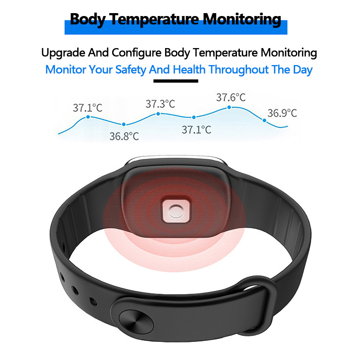 Ultrasonic Mosquito Repellent Bracelet Watch With Time And Temperature Display