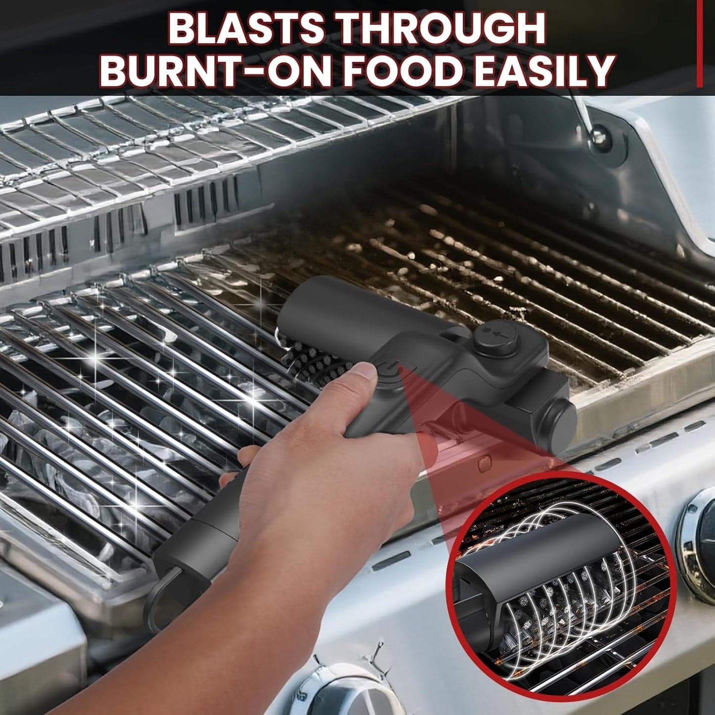 🍖 Cordless Electric BBQ Cleaning Brush