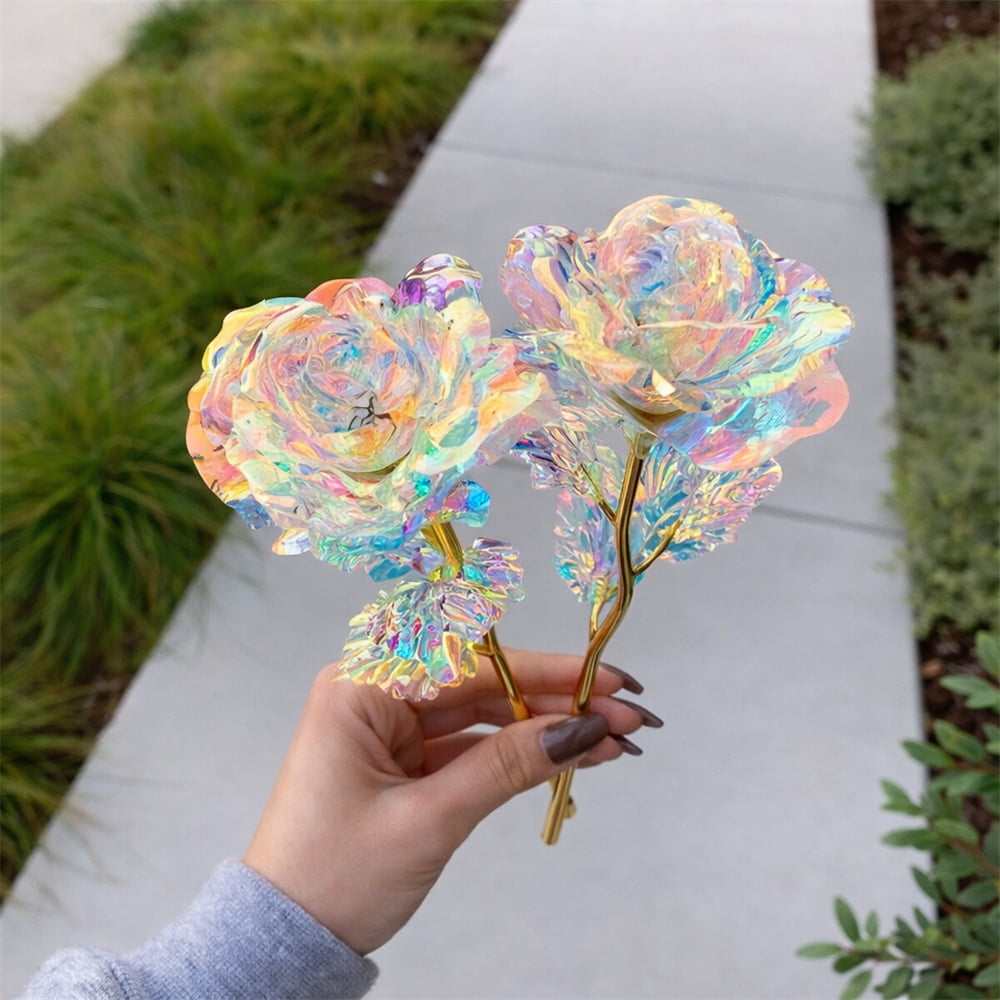 💐Colorful Crystal Rose – Mother‘s Day Gift