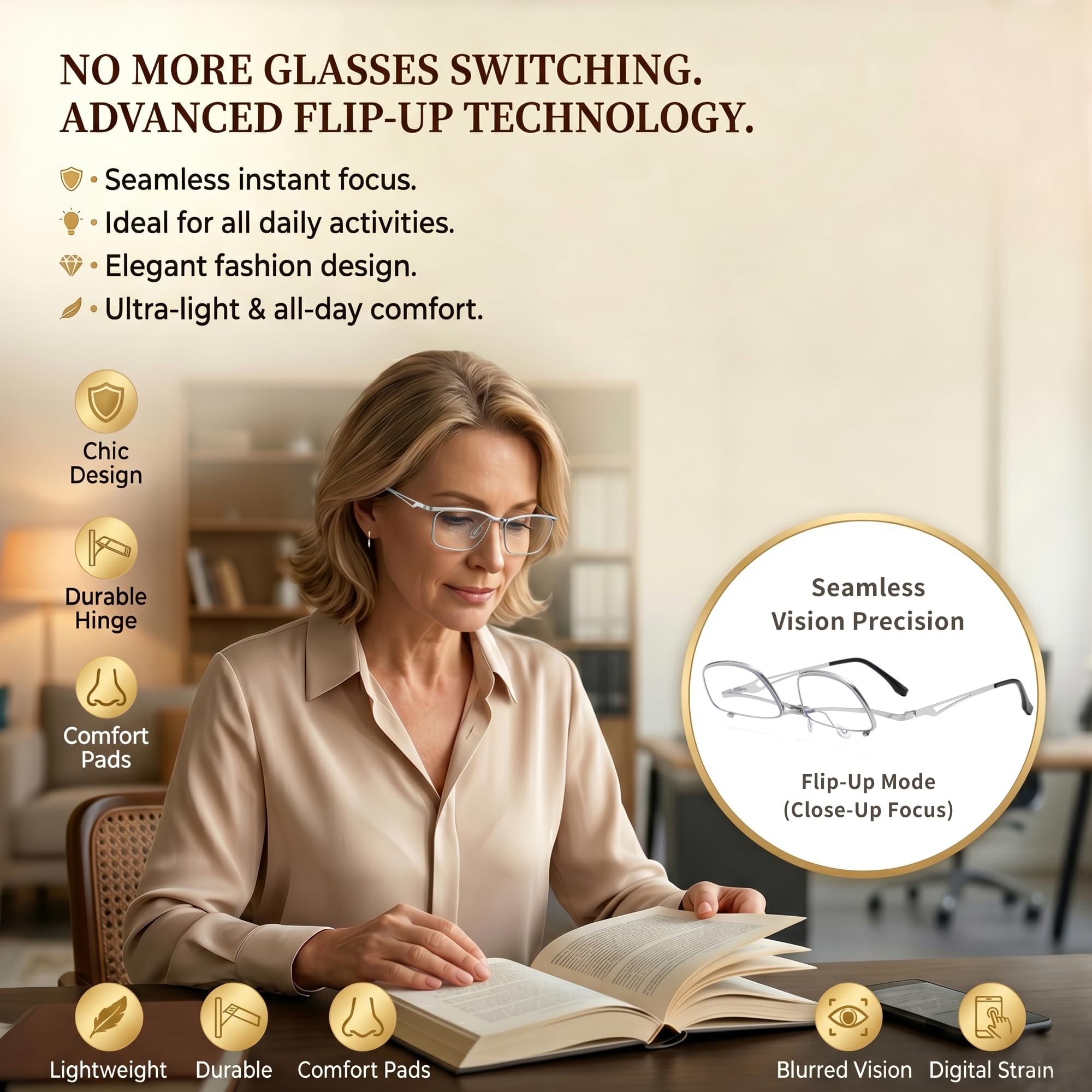 👓Flip-Up Reading Glasses