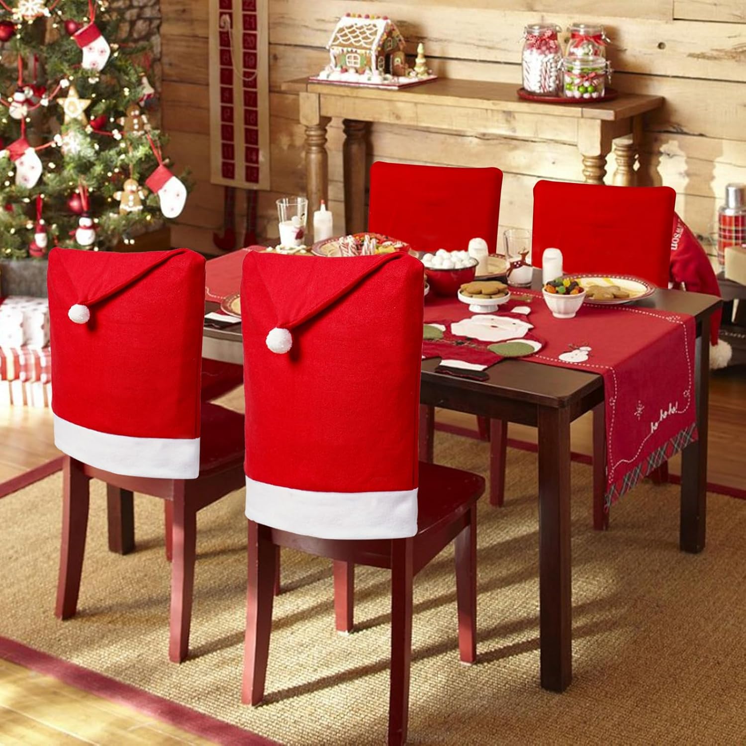 Christmas Chair Covers Set