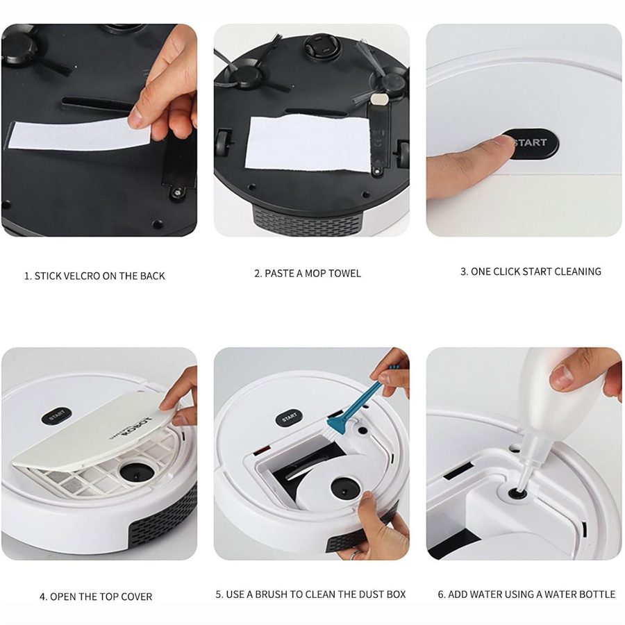 3-in-1 Mini Smart Robot Cleaner