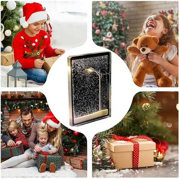 Snowy Night Street Lamp DIY Materials Street Flowing Lamp