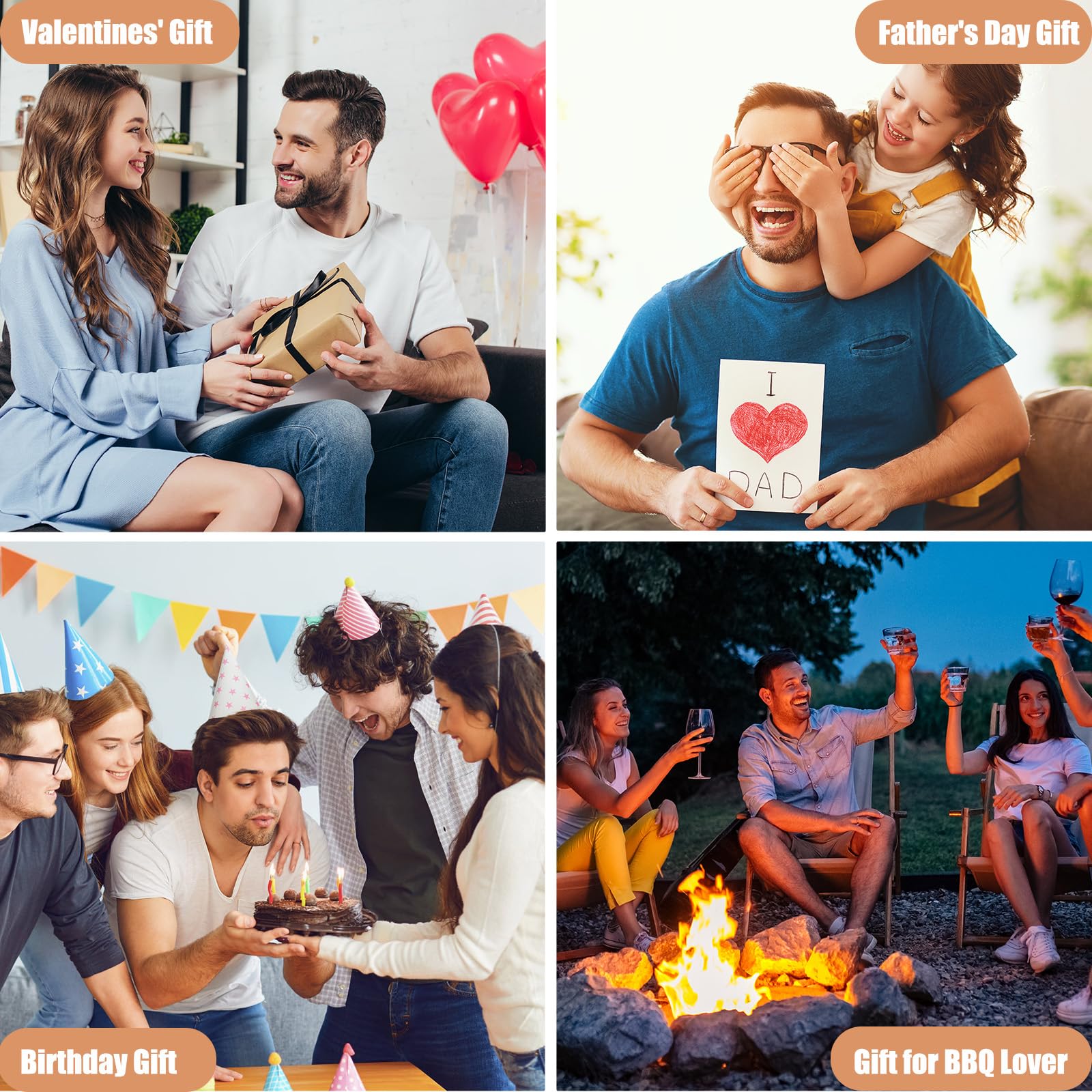 Side-Opening Rolling Nesting Grill Baskets