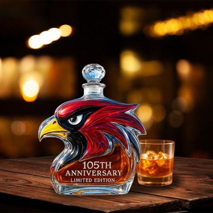Arizona Cardinals 105th Anniversary Whiskey Bottle