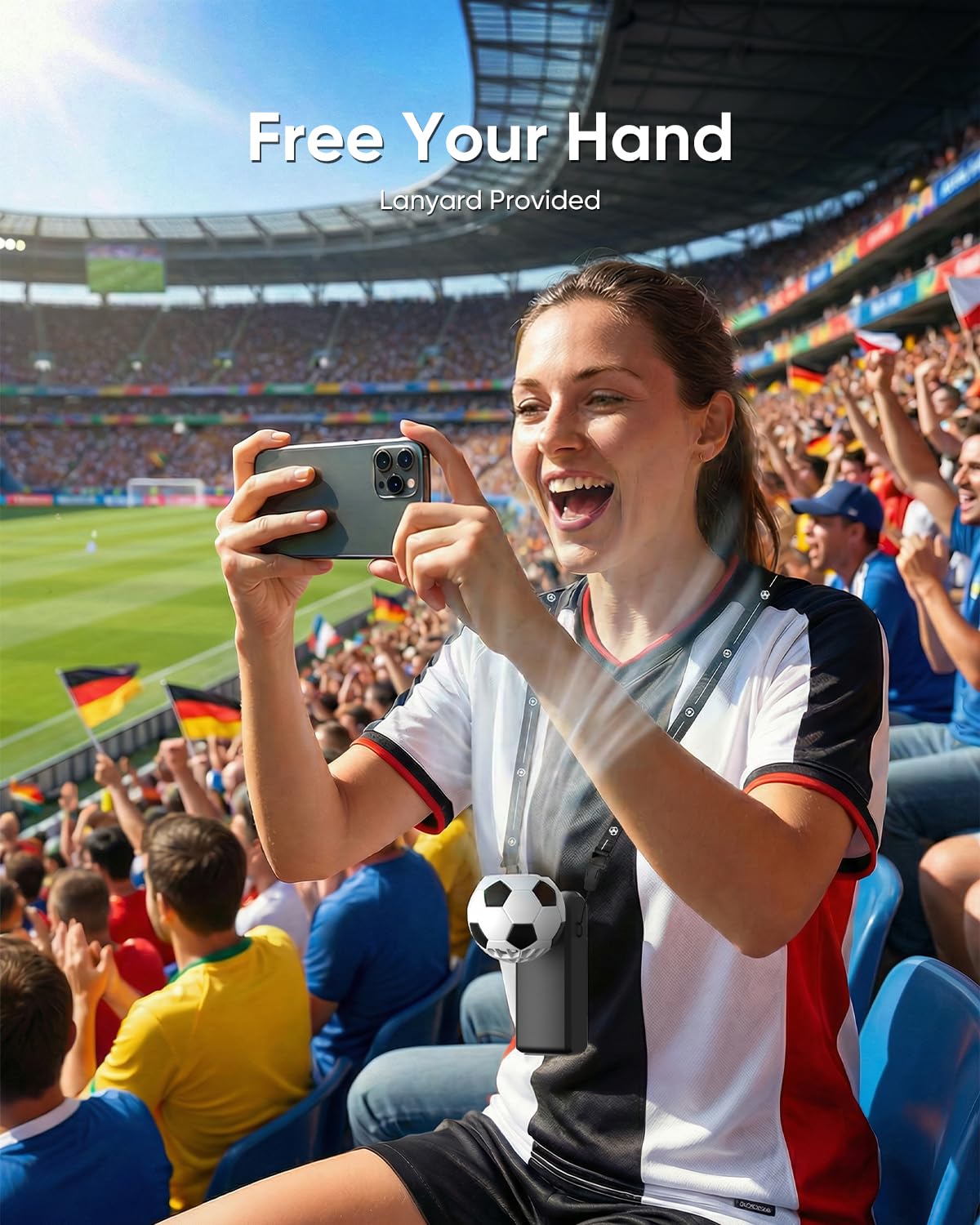 2026 Soccer World Cup Mini Handheld Fan