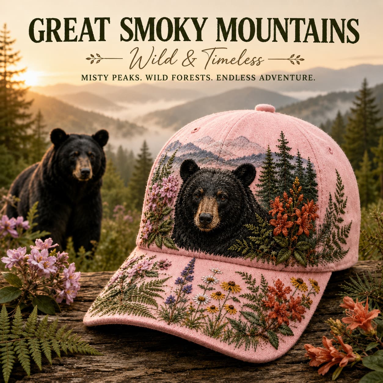 🐻Great Smoky Mountains National Park Baseball Cap