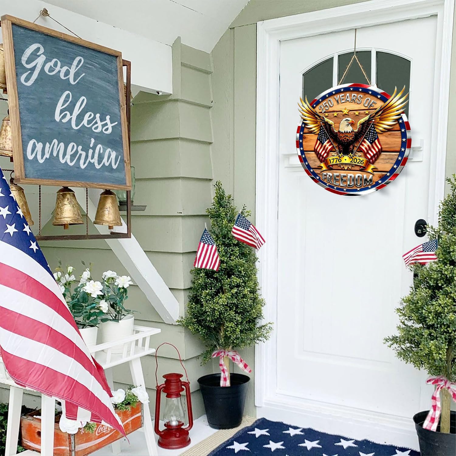 250th Anniversary Wooden Door Hanger