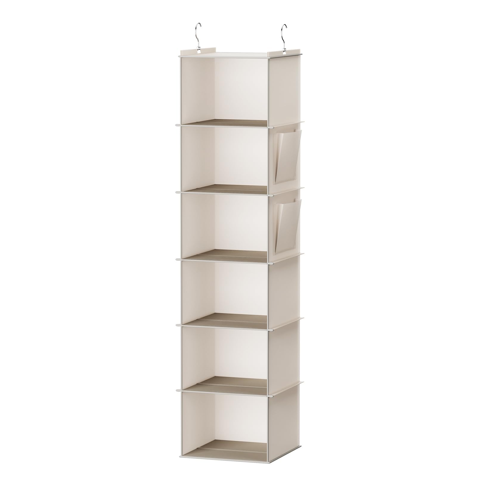 6-Shelf Closet Hanging Storage Shelves