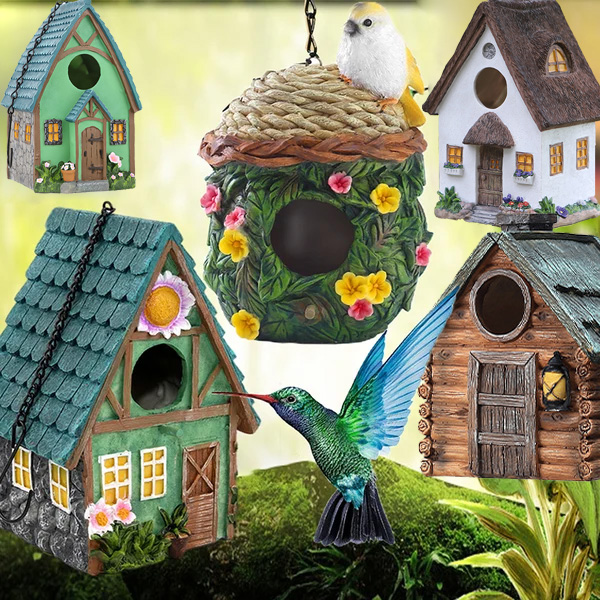 Imagination Will Soar：Petsboro™ Pastoral Style Bird House