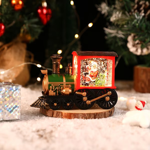 🎅Christmas Eve train snowflake Music Box