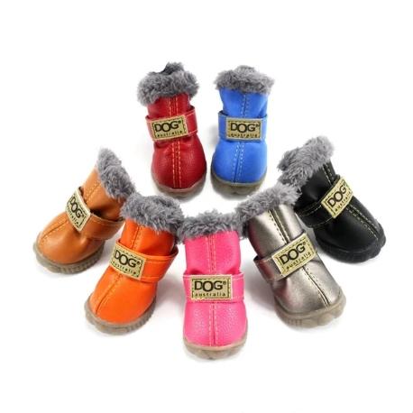 Dog Winter Boots Snow Booties Set of 4
