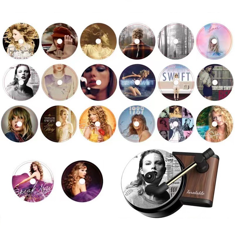 21-Pack Air Freshener Scented CD‘s Record Player