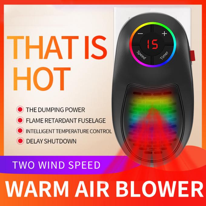 ❄Winter Sale 49% OFF 🎁Mini Wall-Outlet 7 Color LED Heater With Remote Control