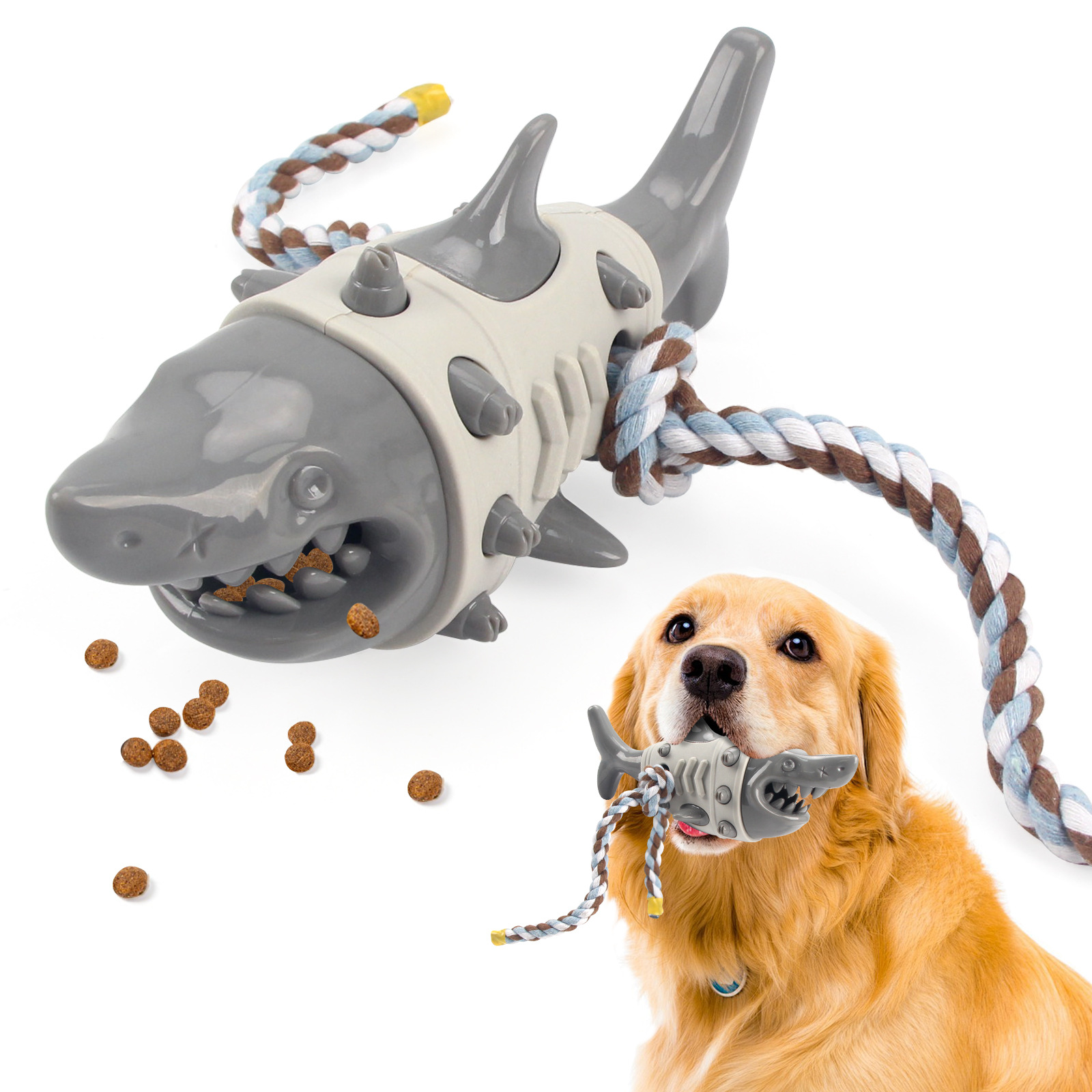 Shark Dog Toys For Aggressive Chewers