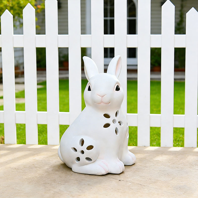 🐰☀️ Solar Easter Rabbit Garden Decor – Soft Glow for Spring & Beyond ☀️🐰