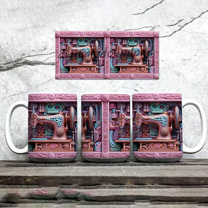 49% OFF - 3D Sewing Mug (12oz)