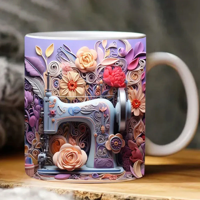 49% OFF - 3D Sewing Mug (12oz)