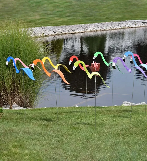 🔥Hot sale - Chicago garden dancing flamingos