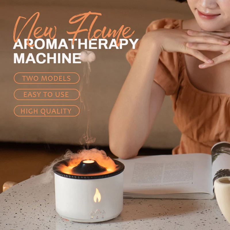 Volcanic Flame Humidifier with Remote