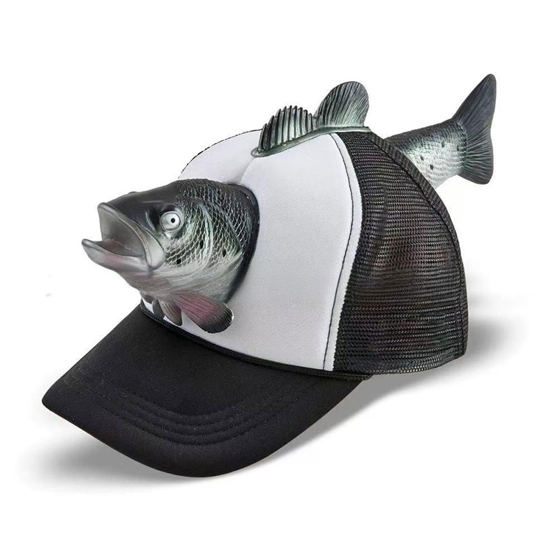Custom Fish Caps Men's Fish Trucker H at