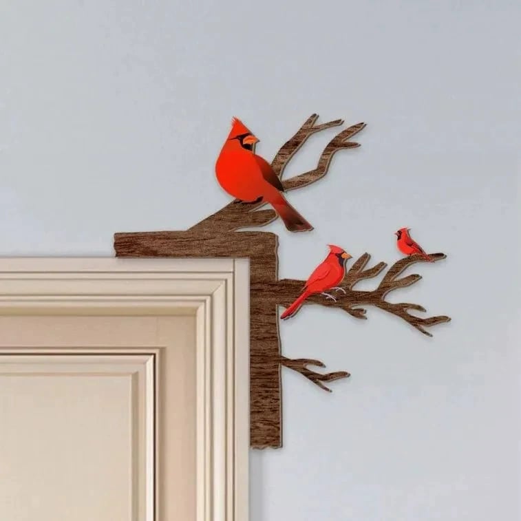 🐦Cardinal Door Topper