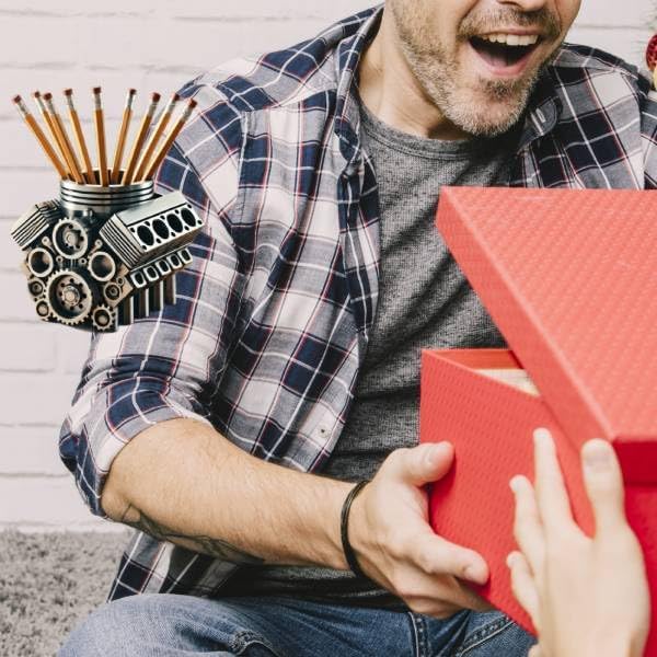  Engine Block Desk Organizer