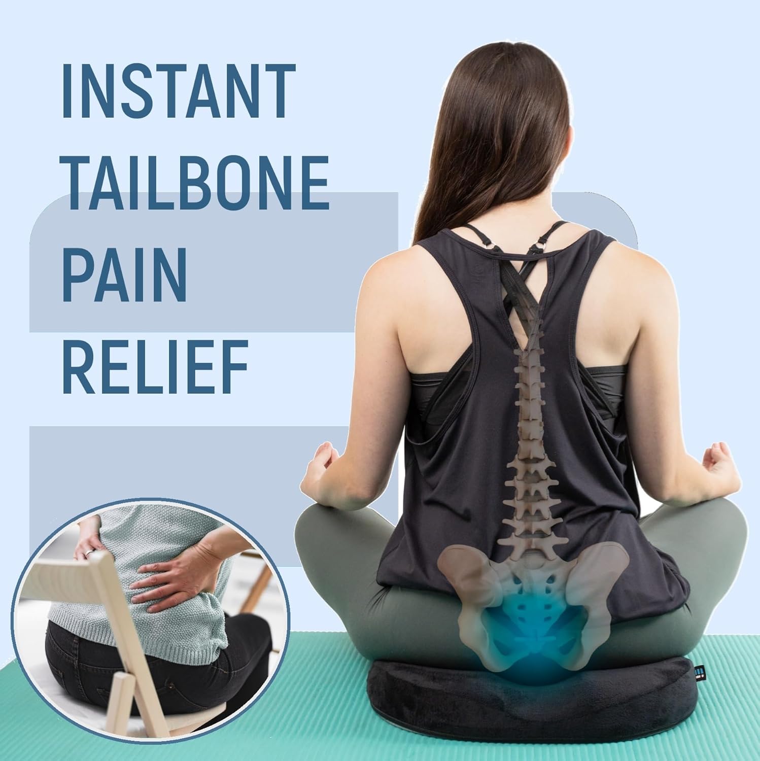 Welnax™ Donut Pillow Seat Cushion Chair Pad