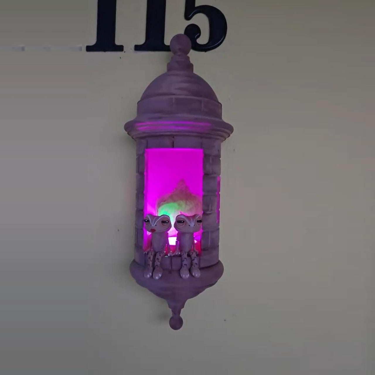 Puerto Rican Garita Wall Coqui Lamp