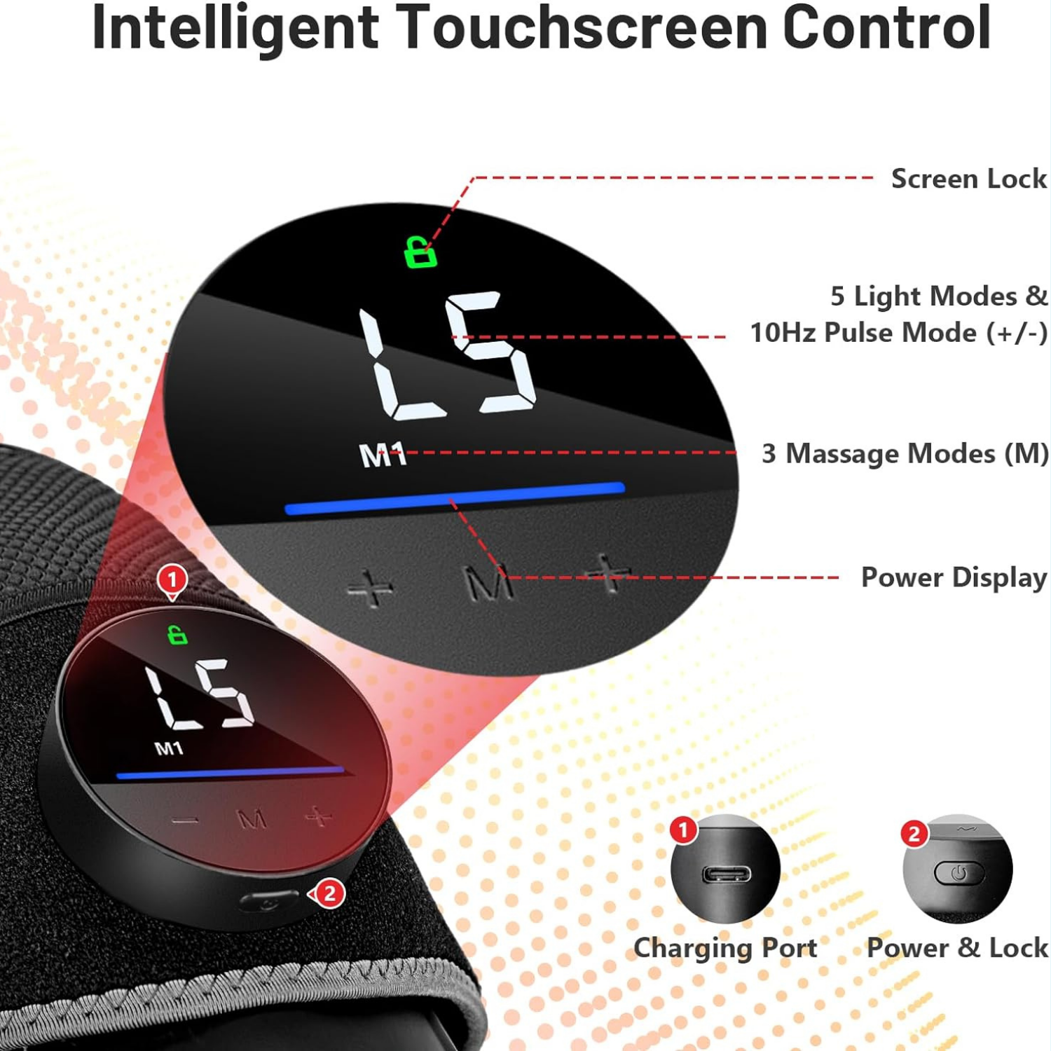 Welnax™ Red Light Therapy Heated Knee Braces