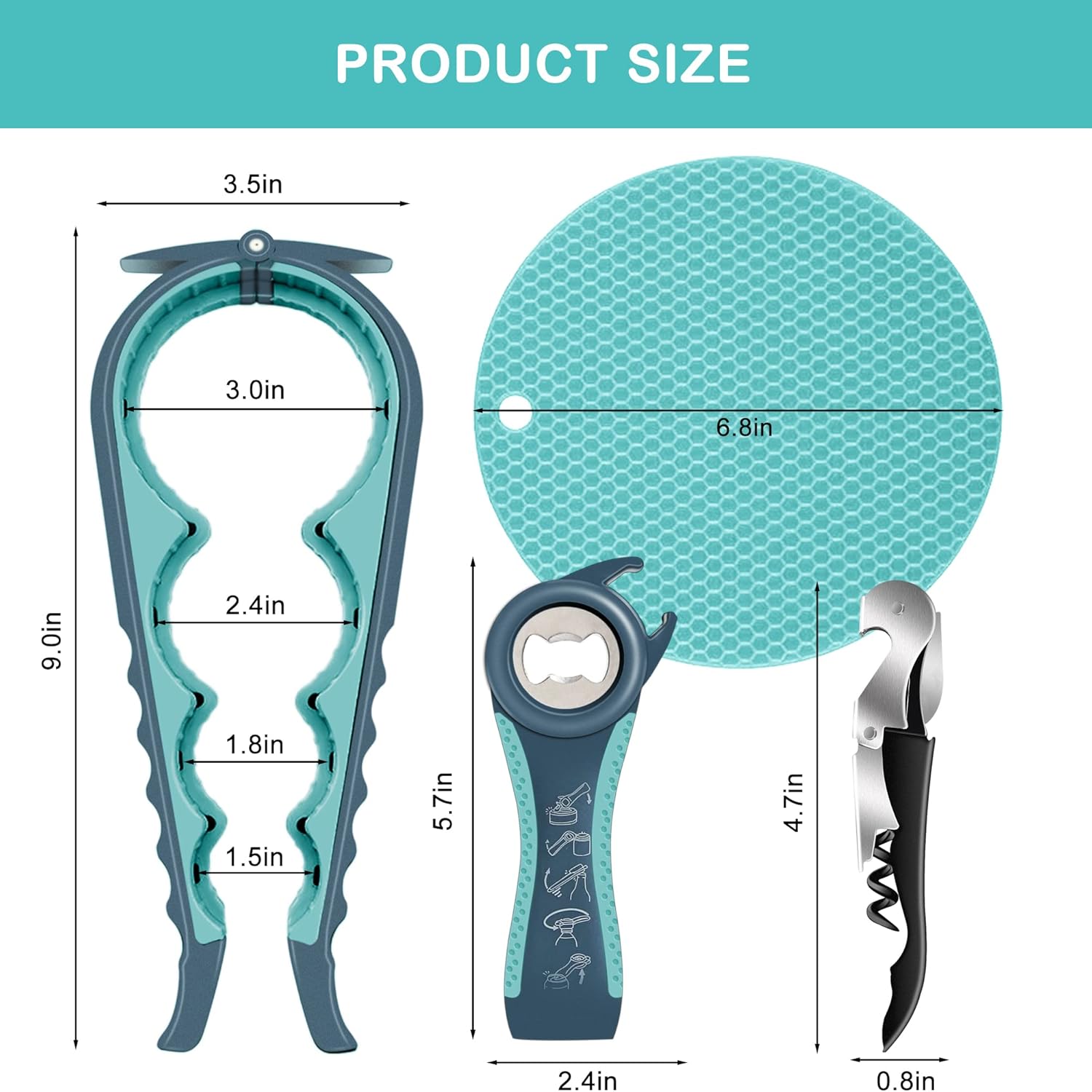 Multi-function Bottle Openerfor Seniors