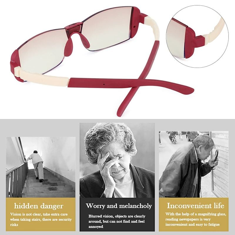 Blue Anti-Fatigue, Far and Near, Dual-purpose Reading Glasses