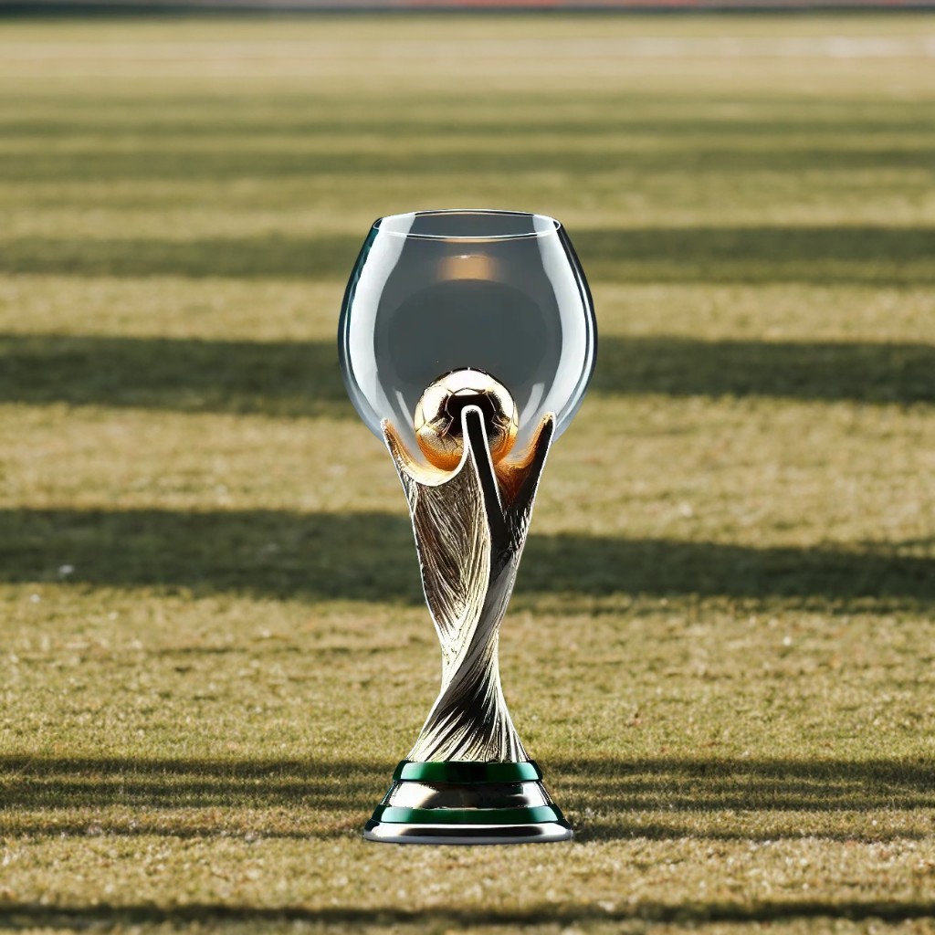 World Cup trophy Wine Glasses