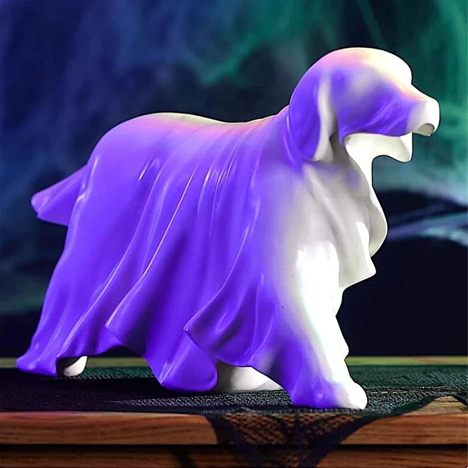 Halloween Ghost Dog Figurine