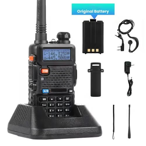 UV-5R Ham Radios Long Range—8W Dual Band Rechargeable Walkie Talkie Portable Two-Way Radios