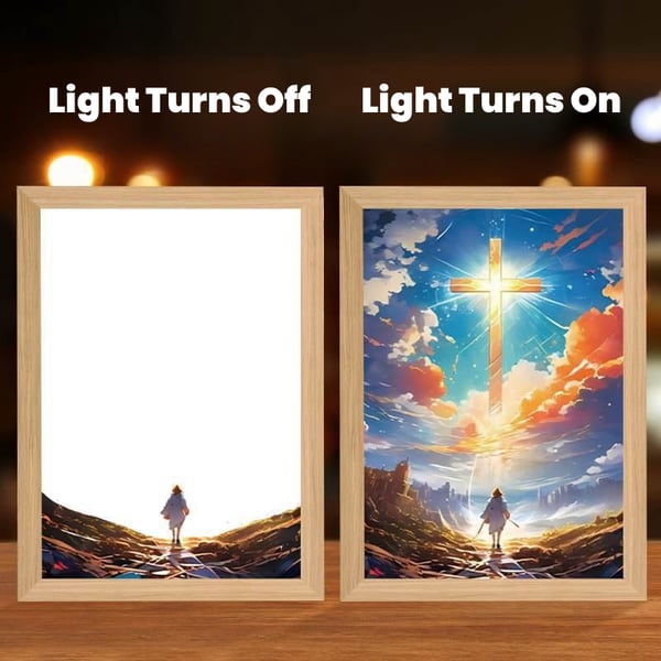 MiracleLamp - 4D LED Inspiring Jesus Painting