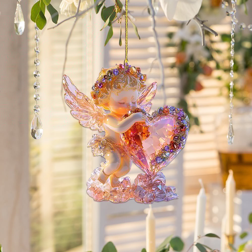 Valentine's Day Fairy Angel Ornament