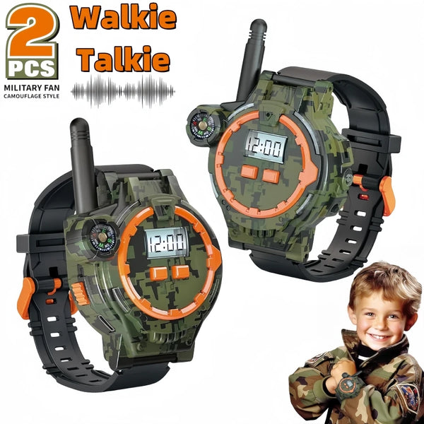 Two-Way Radio Walkie Talkies for Kids with Flashlight and Compass
