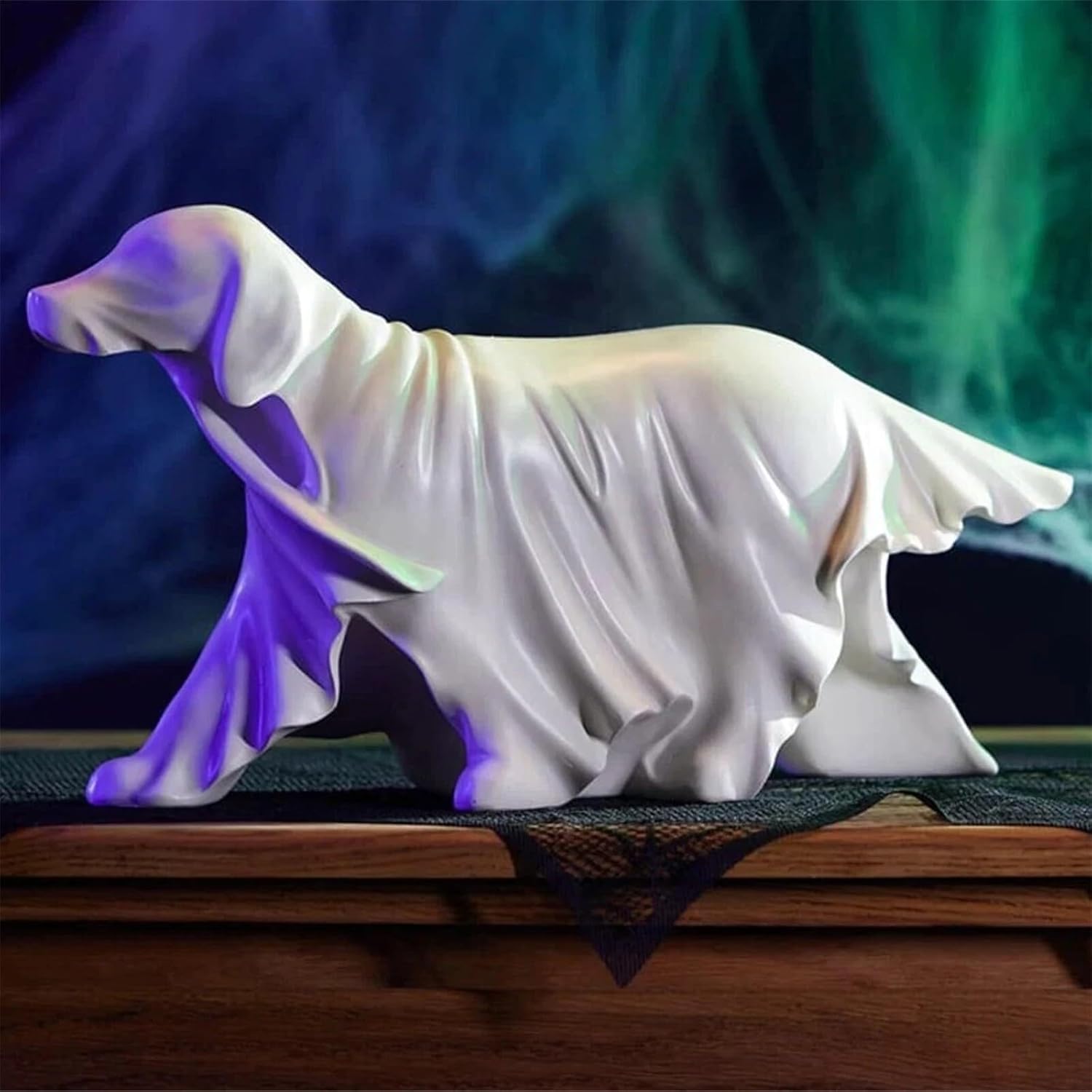 Halloween Ghost Dog Figurine