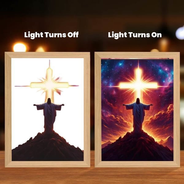 MiracleLamp - 4D LED Inspiring Jesus Painting