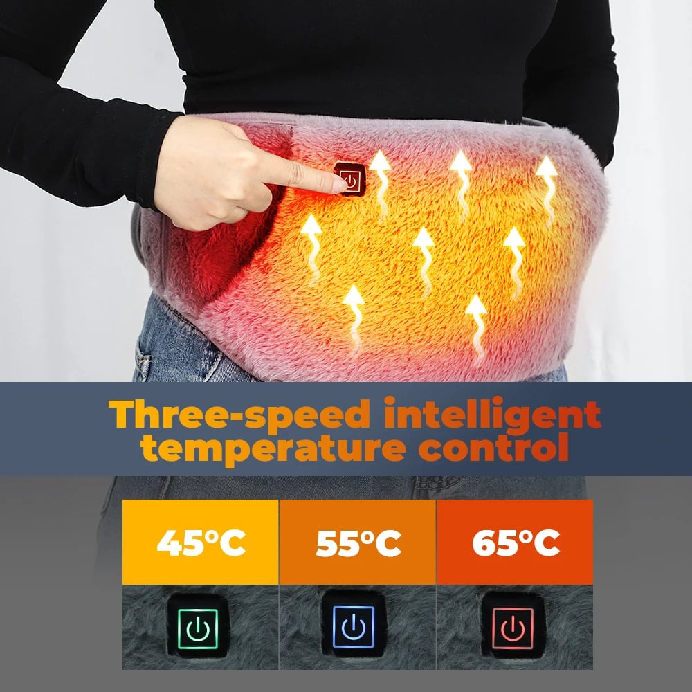 Electric heating waist belt
