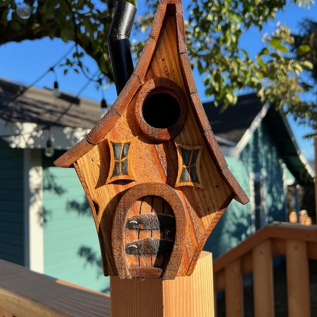 🐦Handmade Bird House-Rustic Whimsical Style